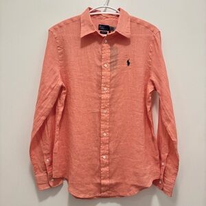 Polo Ralph Lauren Women 100% Linen blouse - Small - New with tags